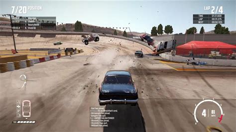  Wreckfest! 벼락치기 데미지와 스펙터클한 경주를 향하여